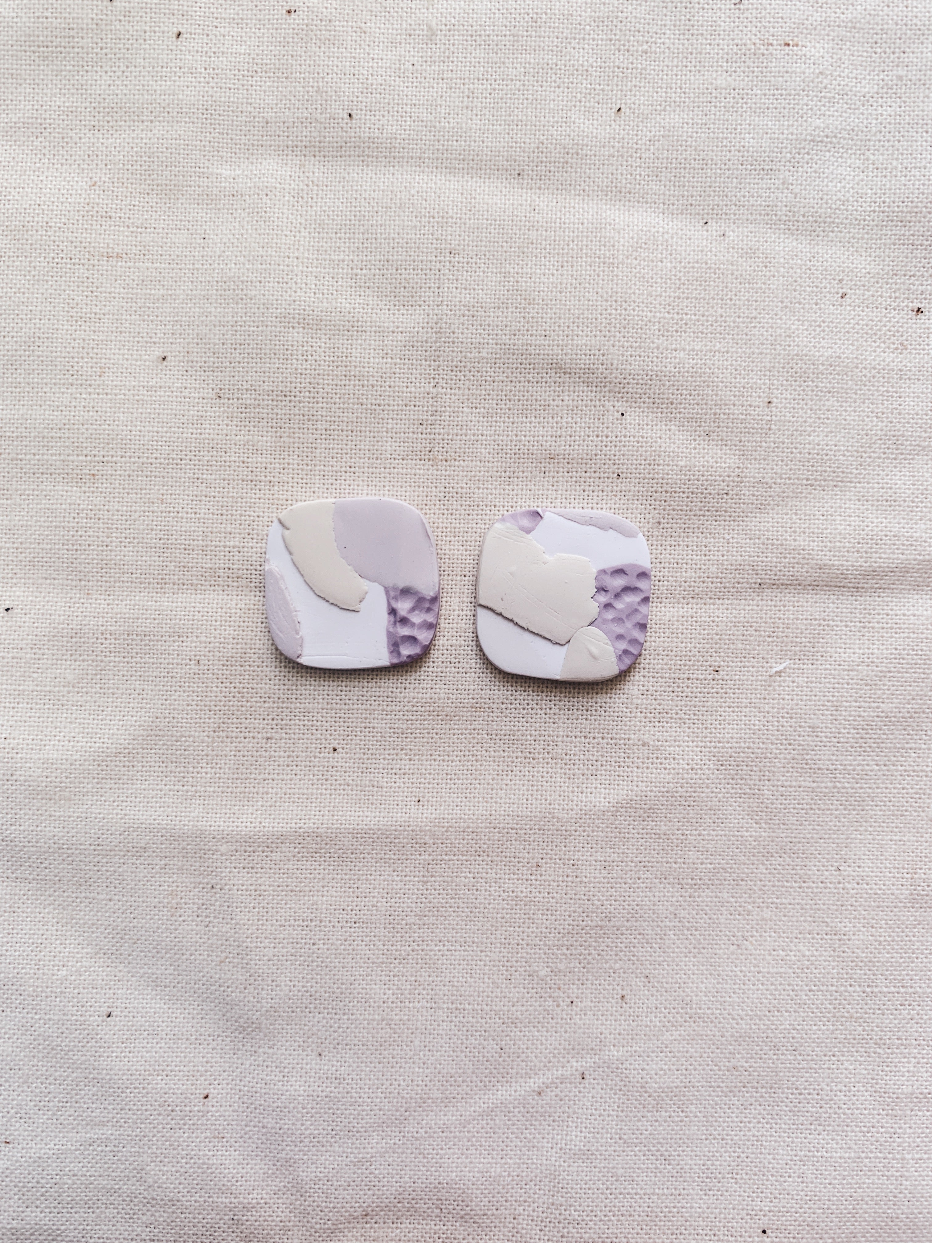 Serenity (Lavender) - Rounded Sq Studs