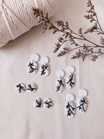 Load image into Gallery viewer, Calla Lilies (Dainty Pink) - Circle Studs
